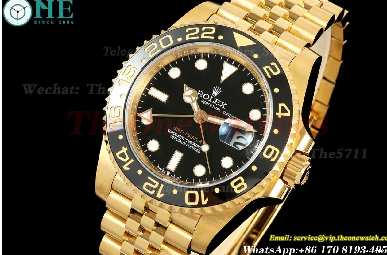YG Jub SH3285 EWEF Master II Dial YG Black 40mm V2 GMT 126718 0509